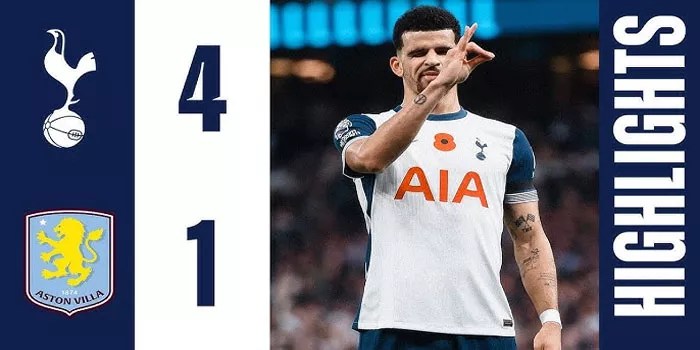 Tottenham Menghancurkan Aston Villa dengan Kemenangan Gemilang 4-1