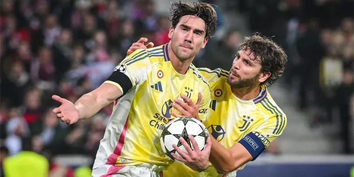 Pertandingan Melawan Lille Penalti Keren Vlahovic Membawa Juventus Meraih Satu Poin 