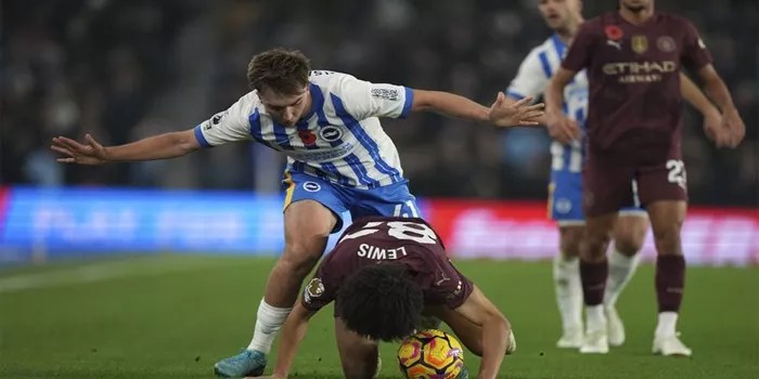 Brighton Kejutkan Manchester City Dengan Kemenangan 2-1