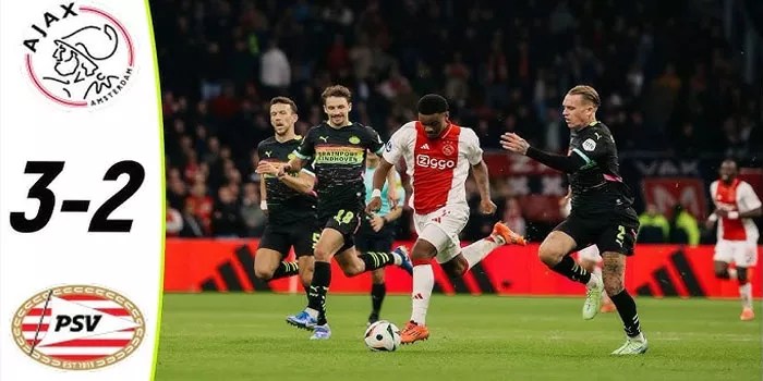 AFC Ajax Atasi PSV 3-2 Dalam Pertandingan Bergengsi!