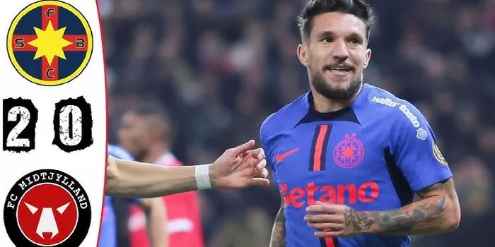 FCSB Raih Kemenangan 2-0 Atas Midtjylland Di Liga Eropa!