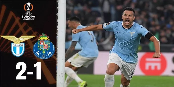 UEFA Europa League – Hasil lazio 2-1 FC Porto, 7 November 2024