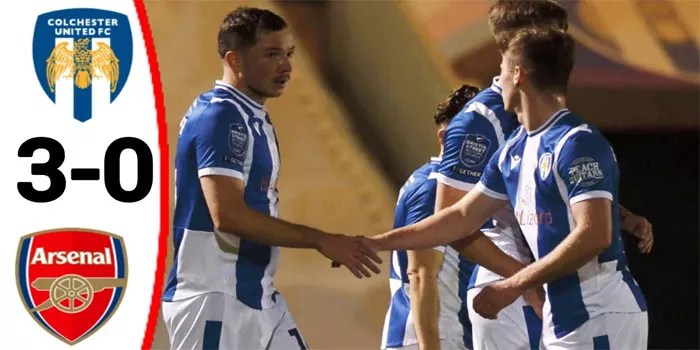 Hasil Pertandingan Colchester United 3-0 Arsenal U21s