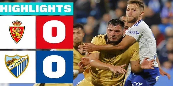 Zaragoza vs Malaga Duel Sengit Berakhir Tanpa Gol
