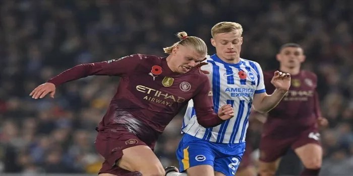 Hasil Pertandingan Brighton Tundukkan Manchester City dengan Skor 2-1