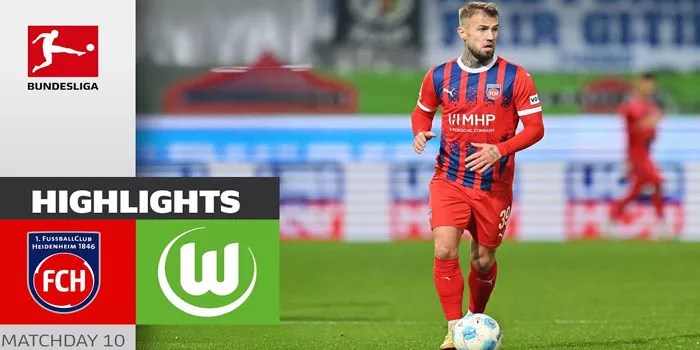 Bundesliga – Heidenheim Kalah Telak Atas Wolfsburg 1-3
