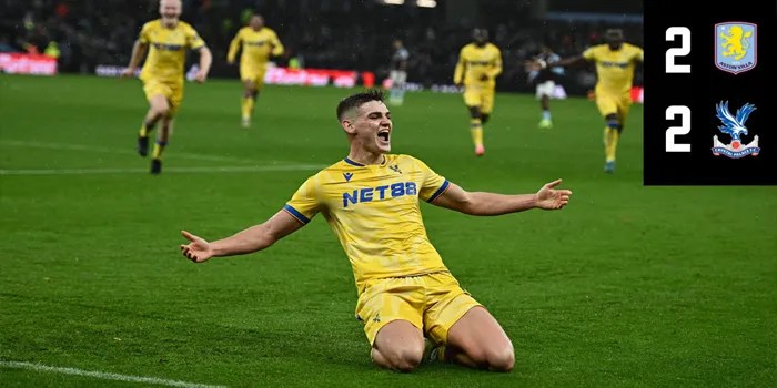 Aston Villa dan Crystal Palace Berbagi Poin Di Villa Park