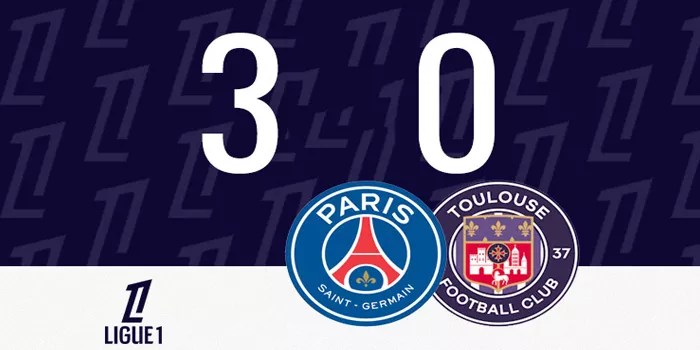 PSG Hancurkan Toulouse 3-0 Neves, Beraldo, dan Vitinha Jadi Pahlawan