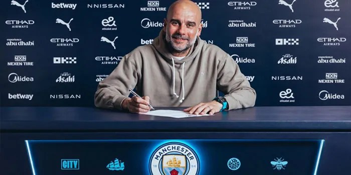 Resmi! Manchester City Perpanjang Kontrak Pep Guardiola Sampai 2027