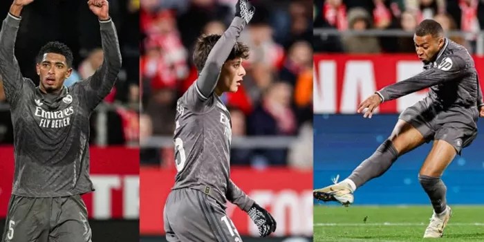 Menang atas Girona 3-0, Real Madrid Siap Salip Posisi Barcelona