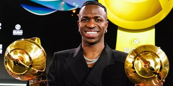 Vinicius Junior Masuk Daftar Pemain Terbaik di Globe Soccer Awards 2024