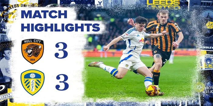 Hull City 3-3 Leeds United: Tigers Bangkit untuk Meraih Poin Berharga
