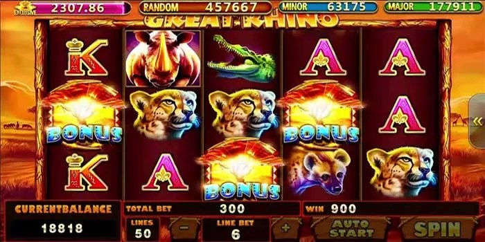 Meraih Kemenangan Besar di Slot Great Rhino Megaways