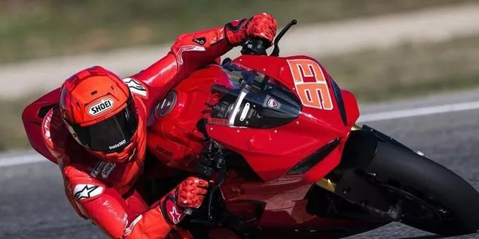 Marc Marquez Dapat Panigale V2 untuk Catat Rekor Lap Sirkuit Aspar