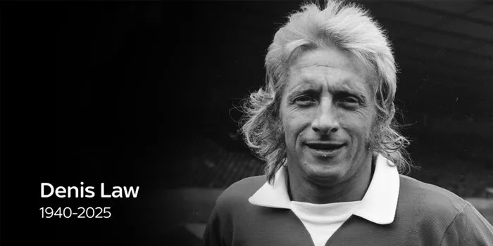 Legenda Manchester United Denis Law Meninggal Dunia di Usia 84 Tahun