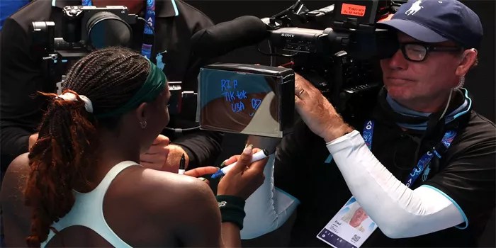 Coco Gauff Tulis ‘RIP TikTok’ Setelah Pertandingan Australia Terbuka
