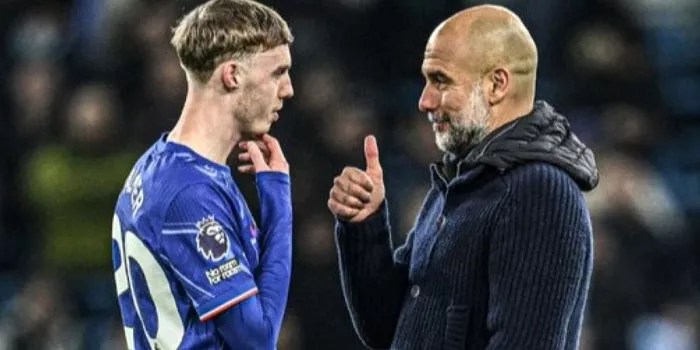 Ngobrol Asyik dengan Guardiola Jadi Sorotan bagi Palmer