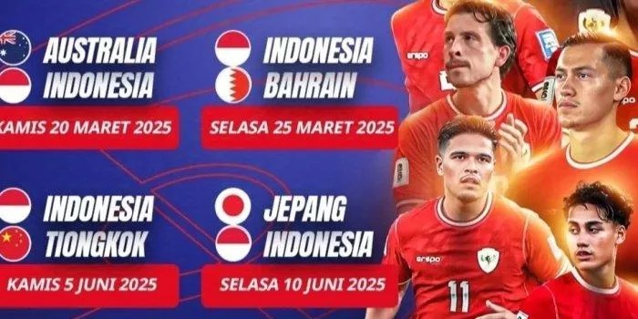Resmi! Jadwal Timnas Indonesia Akan di Mulai Pada Bulan Maret dan Juni