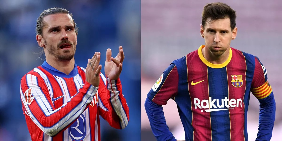 Griezmann Berhasil Lewati Rekor Messi di La Liga