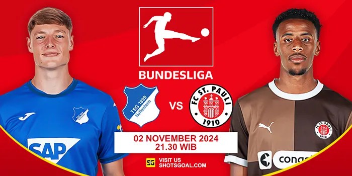 Prediksi Liga Jerman Hari Ini : Hoffenheim Vs St. Pauli 02 November 2024