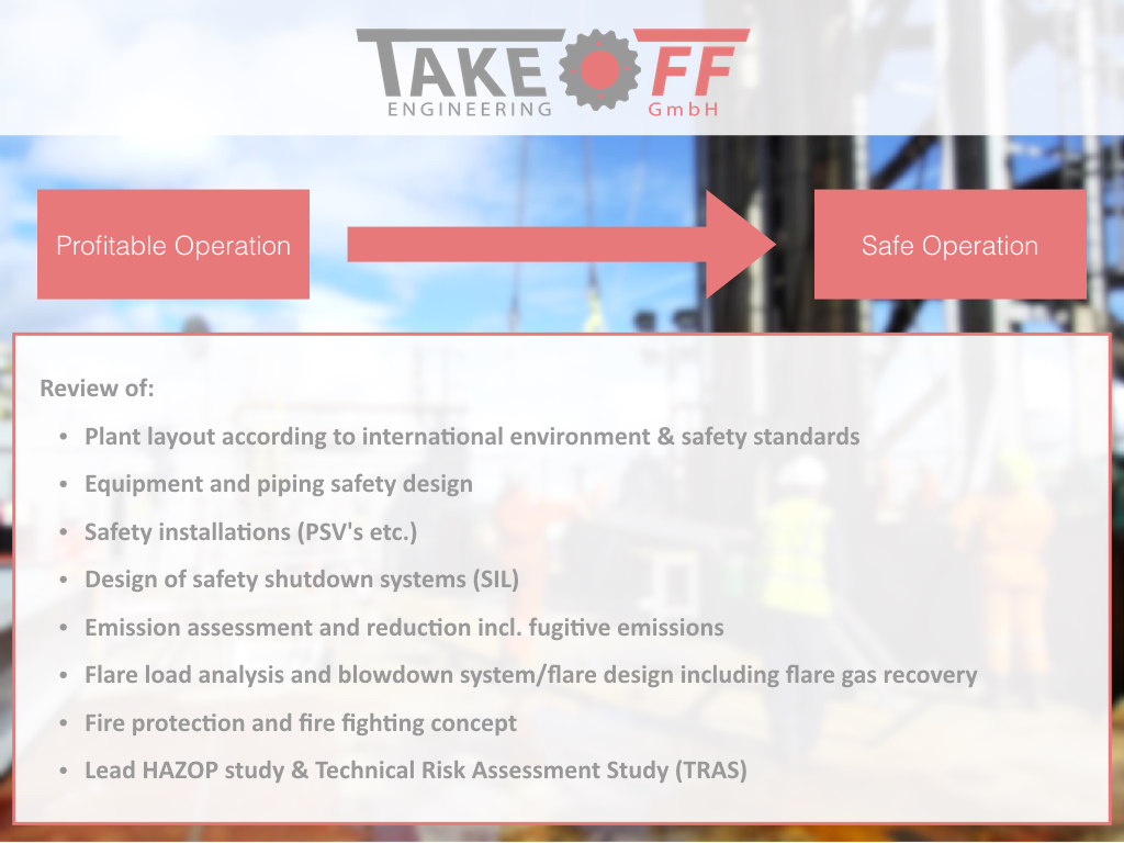 Plant Safety Assessment and SHEQ Review Take Off Engineering