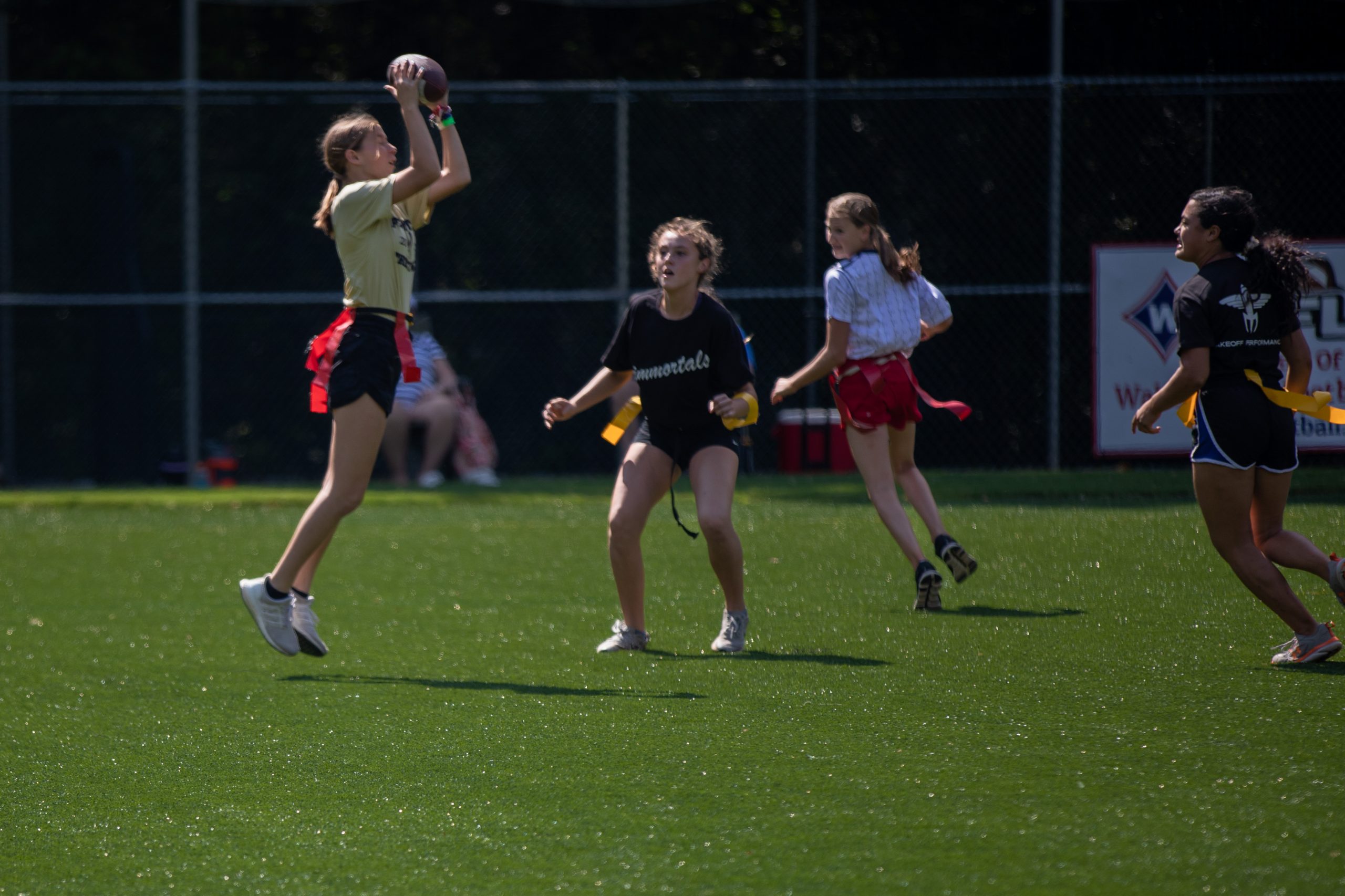 Middle School Girls Flag Football TAKEOFF Athletic Performance