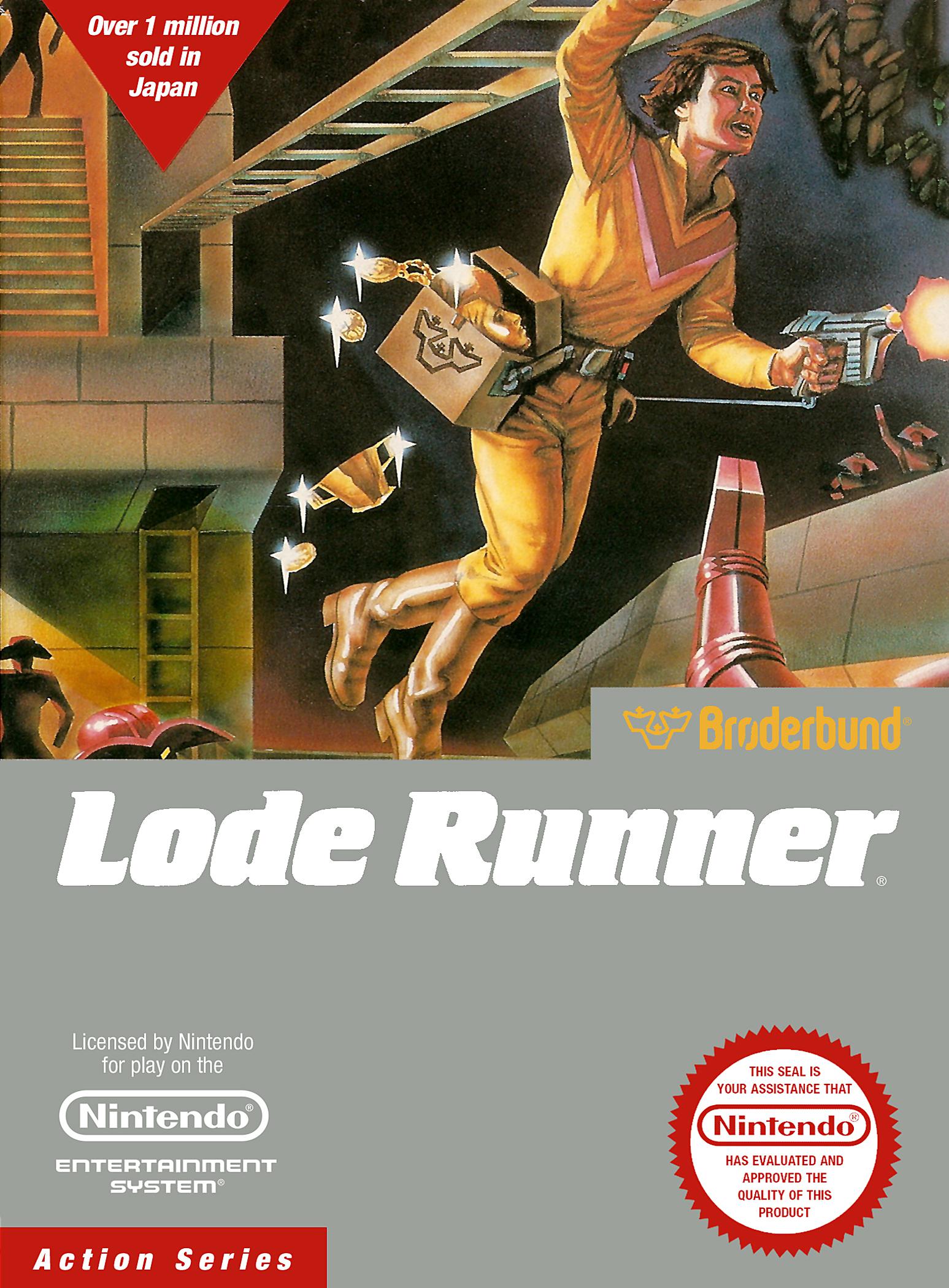 Take on the NES Library » 161 Lode Runner Box Cover