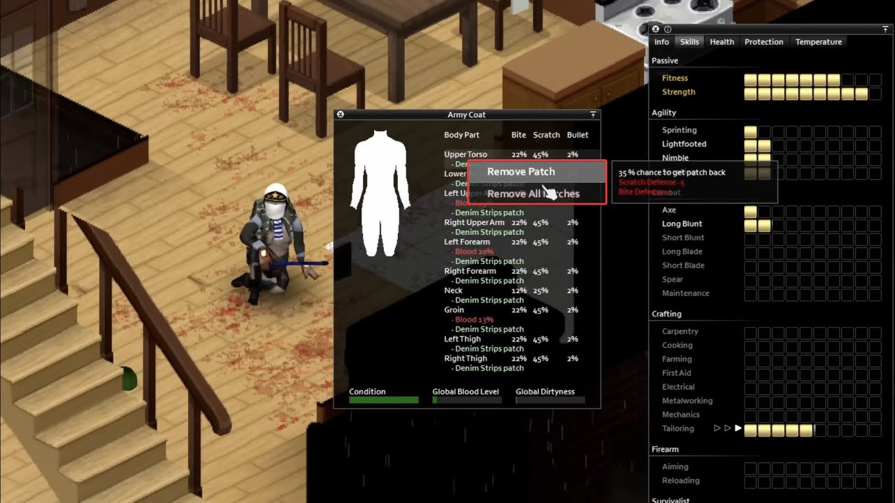 Project Zomboid How to Level up Tailoring?