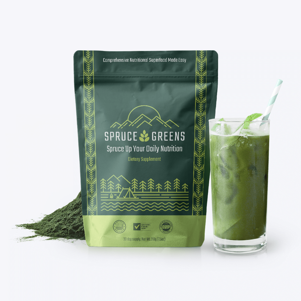 Spruce Greens... Superfood Greens Powder Drink Spruce CBD