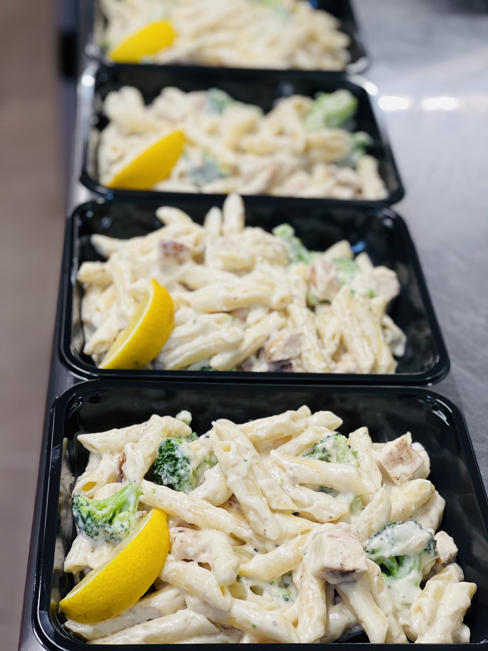 Chicken & Broccoli Alfredo Baked Ziti Thyme 2 Eat