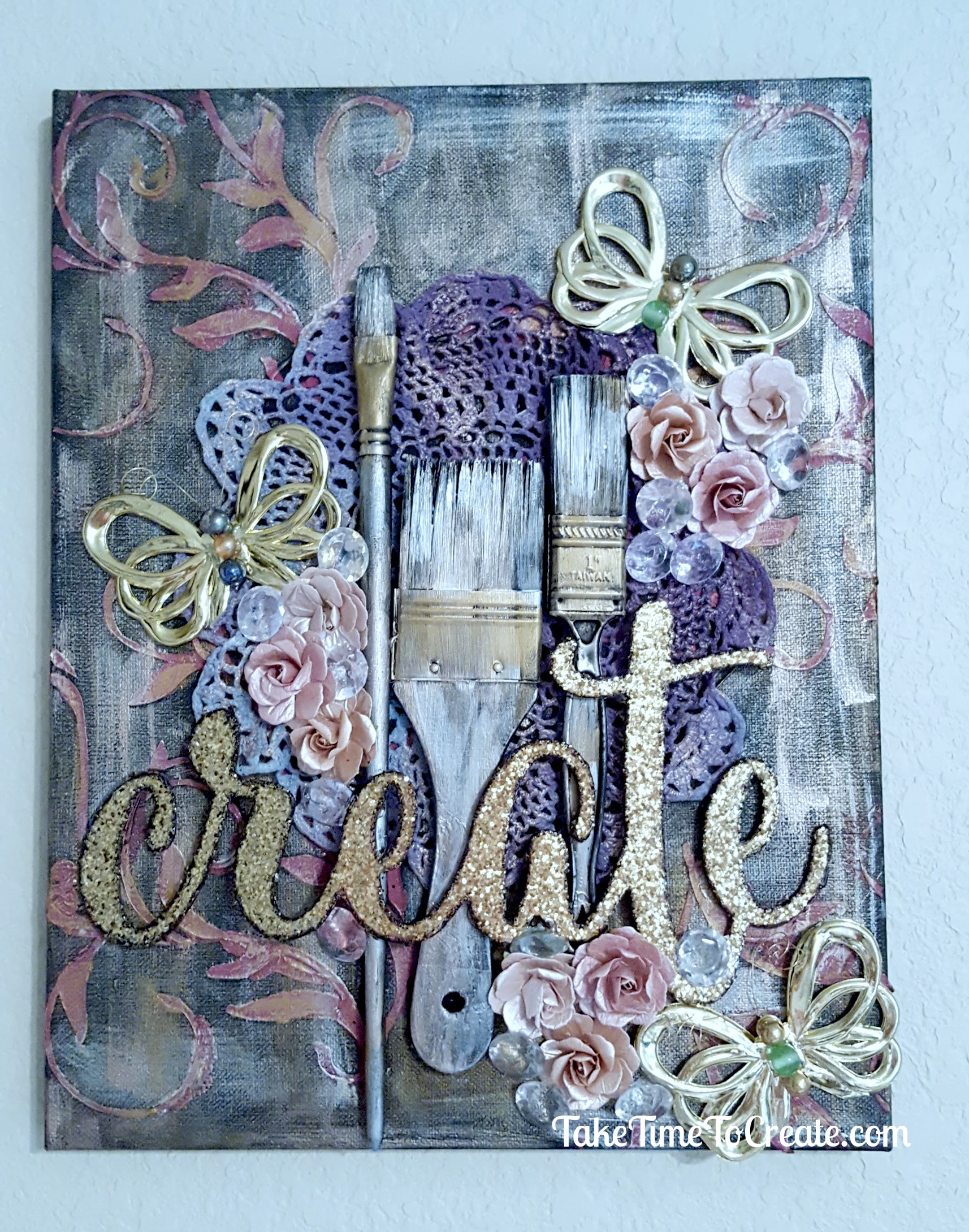 Create Mixed Media Canvas