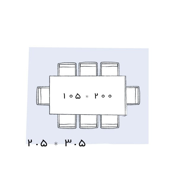 چگونه برای اتاق نهار خوری خود بهترین اندازه فرش را انتخاب کنیم ؟! تک فرش