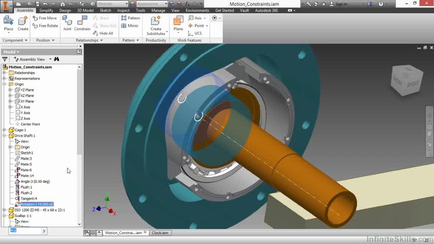 تخته سفید Autodesk Inventor Advanced Assemblies