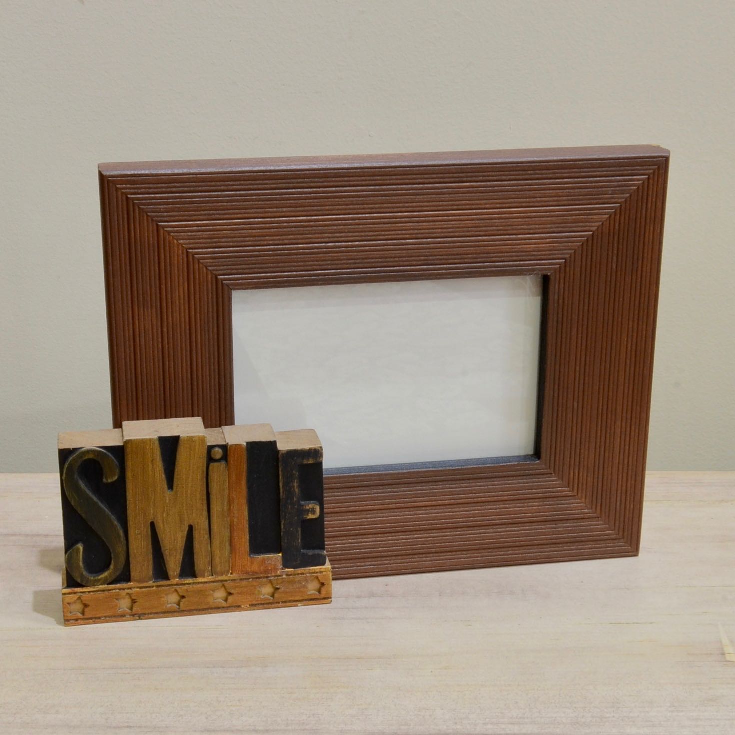 Smile Wood Photo Frame Taking Deeper Roots