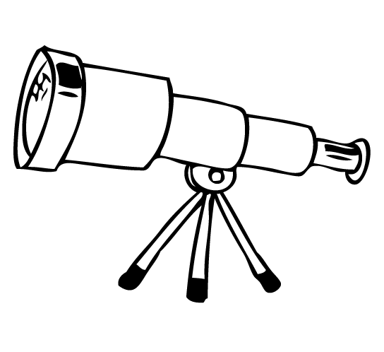 Telescope Colouring Pages Sketch Coloring Page Telescope Colouring Pages Sketch Coloring Page