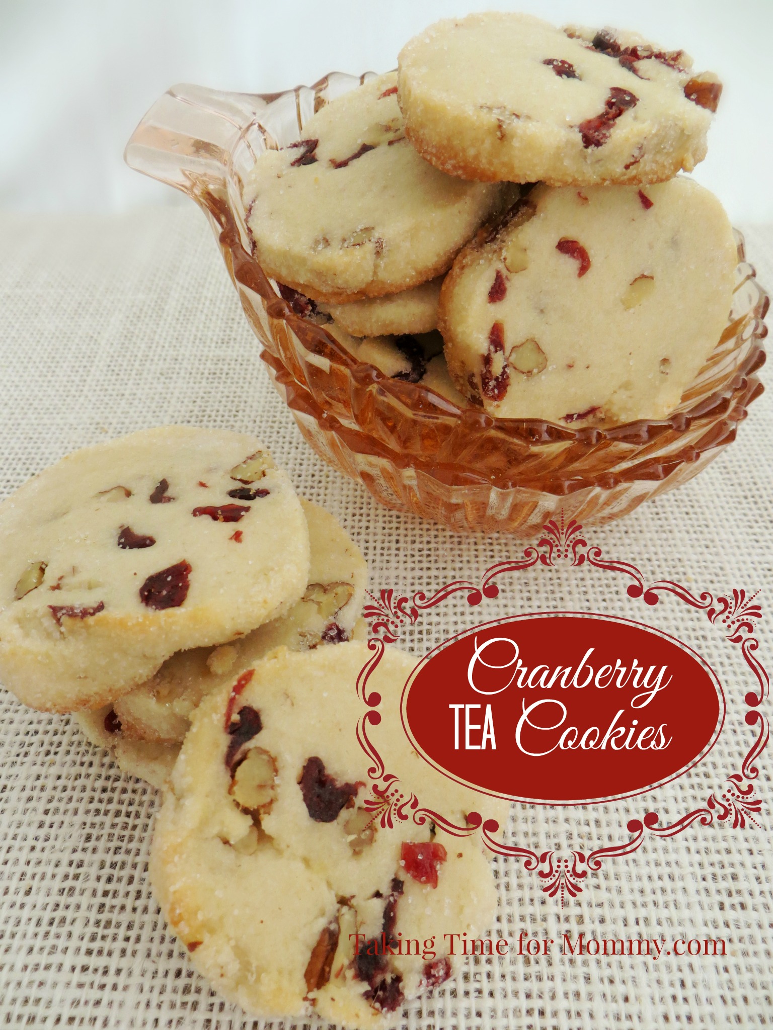 Cranberry Tea Cookies Recipe