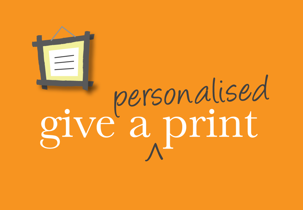 Give a Personalised Print Takkall Design