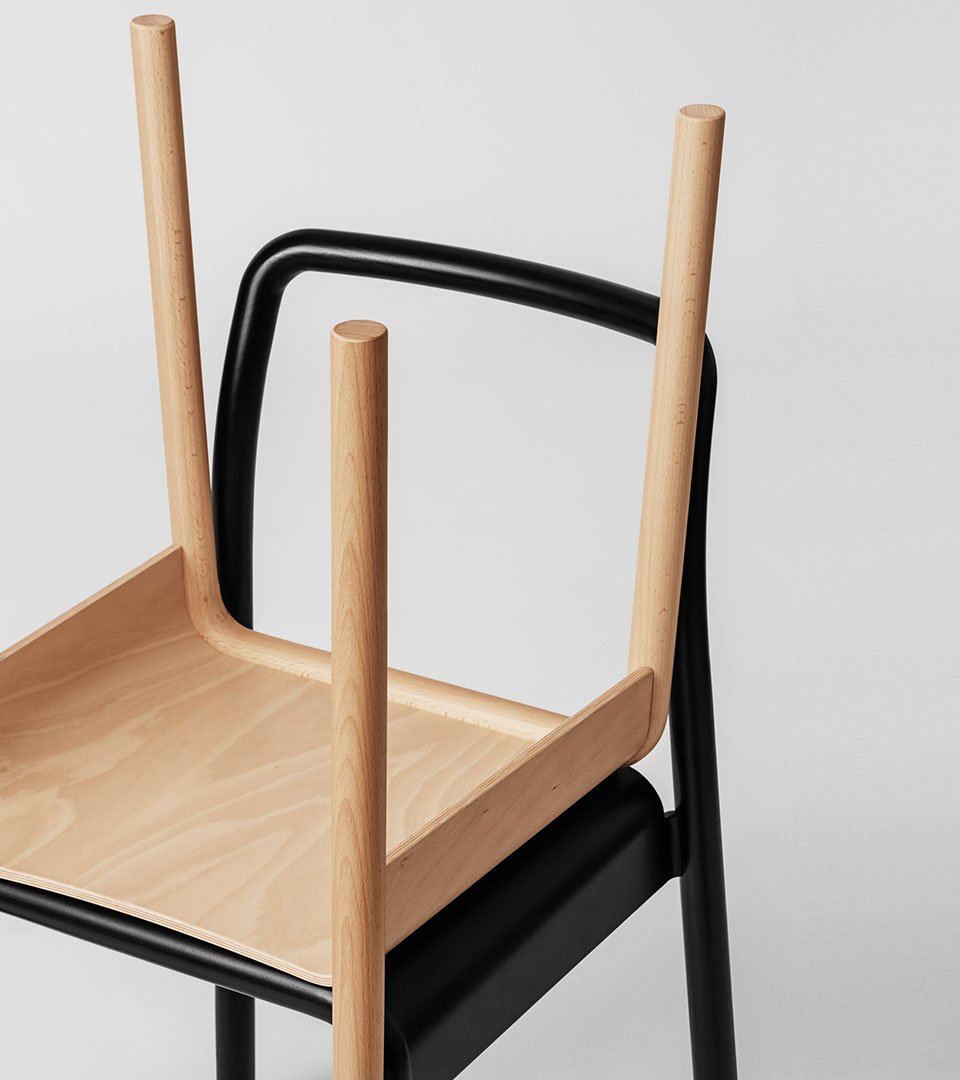 Tool Chair A balance of lightness and gravity TAKT