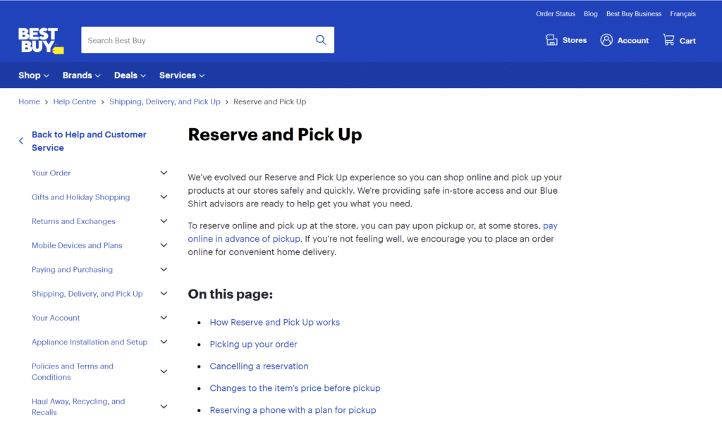 How To Offer Reserve Online, Pick Up In Store