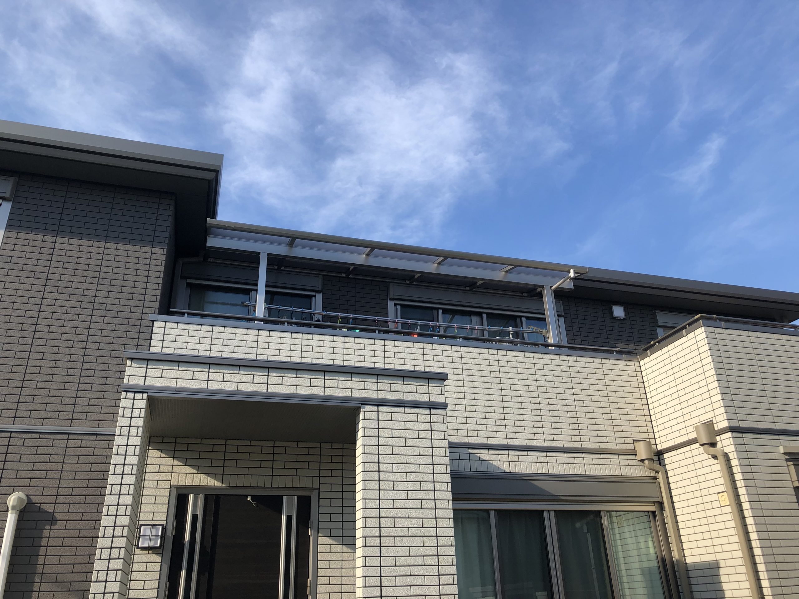 名古屋市中川区のウッドデッキ・テラス屋根・カーポート・フェンスの施工事例 施工実績 タクミテーブル