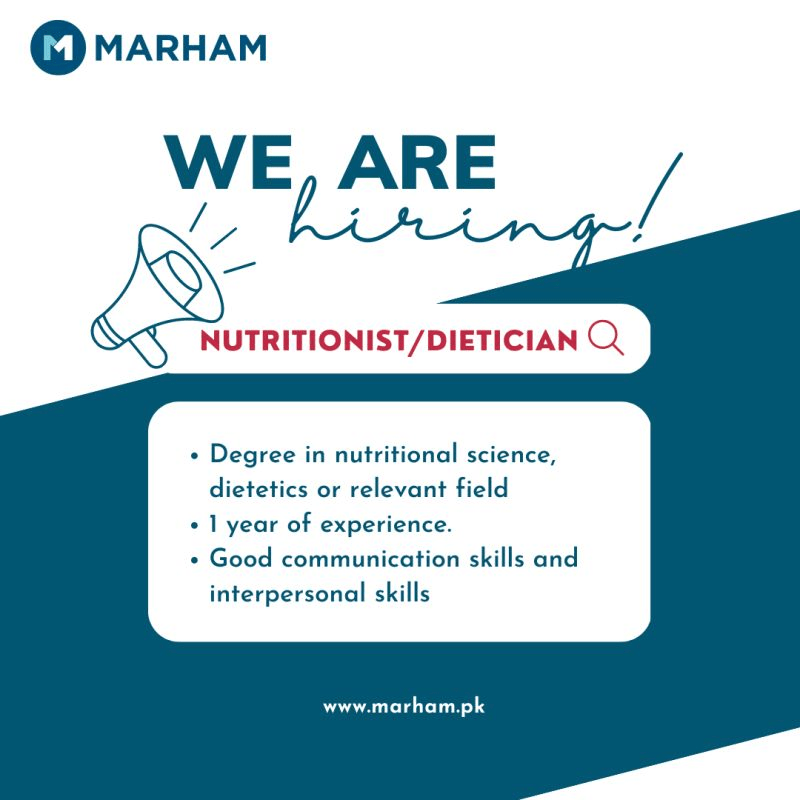 Nutritionist Jobs in Marham 2023 TalabIlm