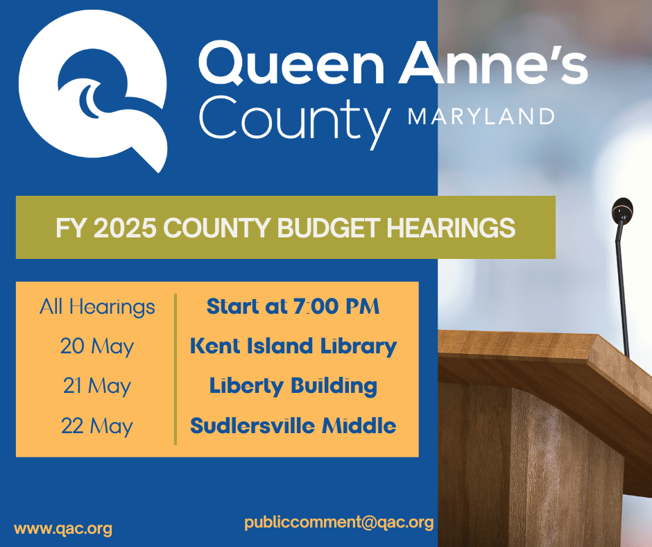Queen Anne’s County Commissioners Release 2025 County Budget Talbot Spy
