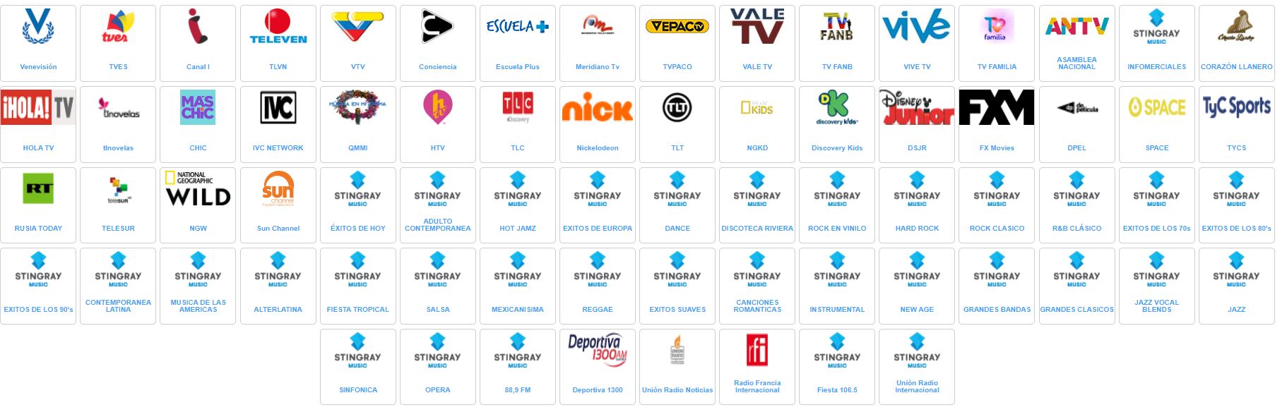 SimpleTV publicó cuáles serán los canales que ofrece dentro de sus planes