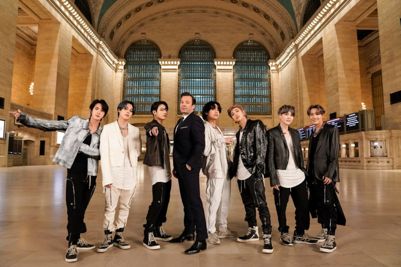 WATCH BTS Perform New Song 'ON' At Grand Central Terminal