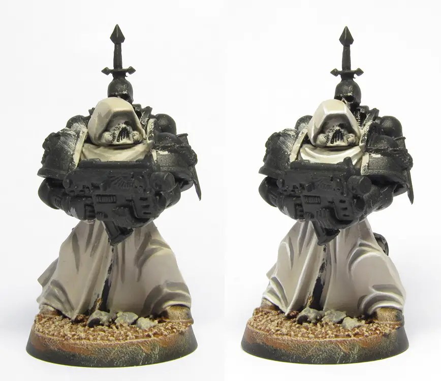 Tutorial How to paint Dark Angels (from Dark Vengeance) » Tale of Painters