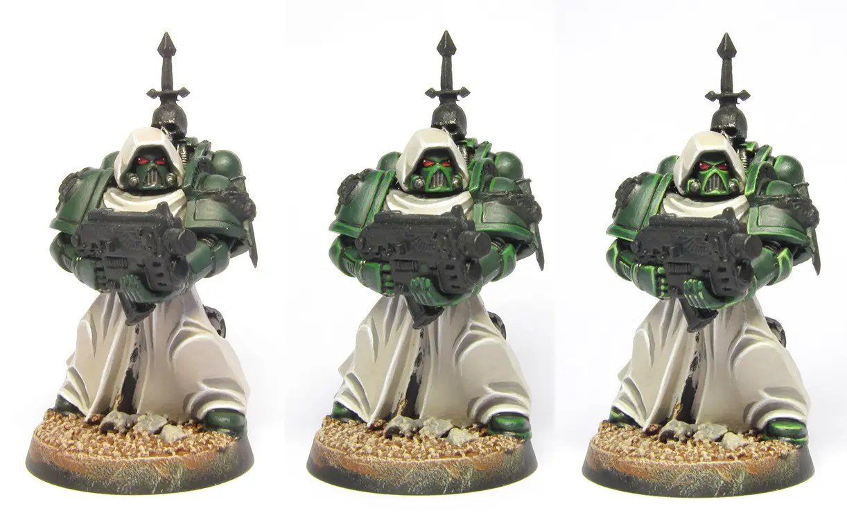 Tutorial How to paint Dark Angels (from Dark Vengeance) » Tale of Painters