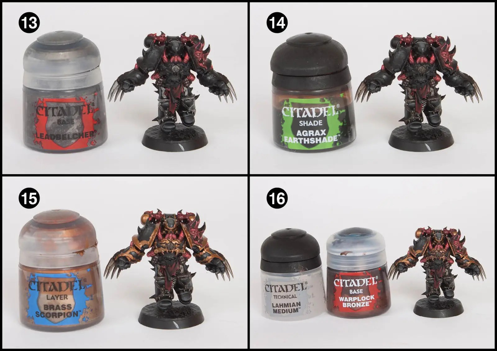 Tutorial How to Paint Black Legion Chaos Chosen » Tale of Painters