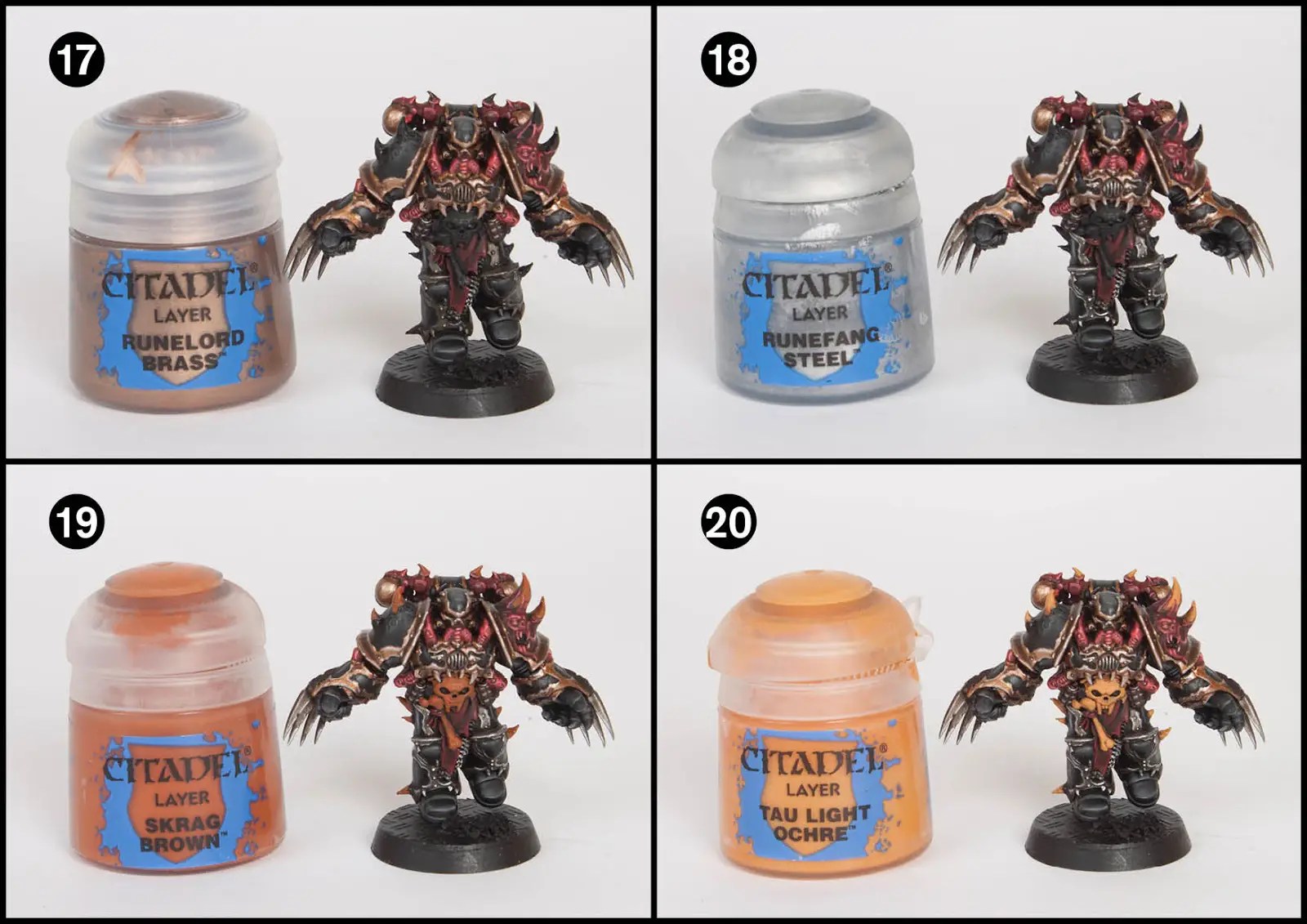 Tutorial How to Paint Black Legion Chaos Chosen » Tale of Painters