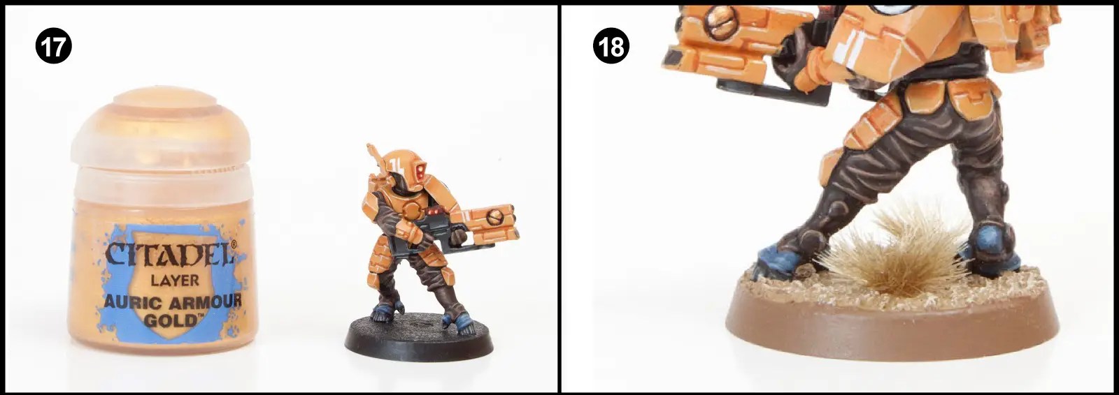 Tutorial How to Paint Tau / T'au sept Fire Warriors » Tale of Painters