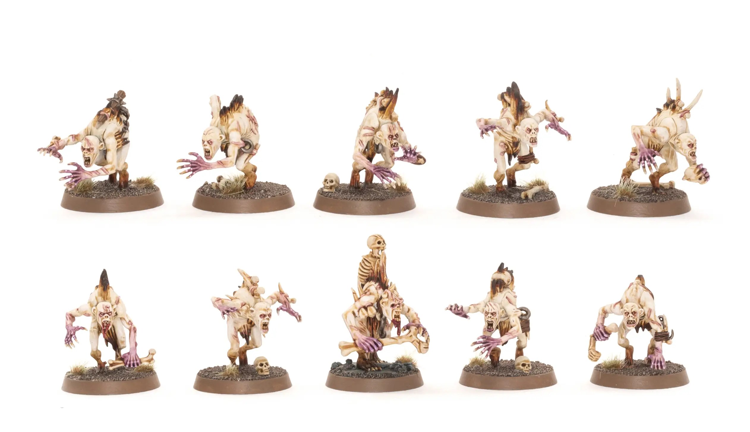 Showcase Flesheater Courts Abhorrent Ghoul King and Crypt Ghouls